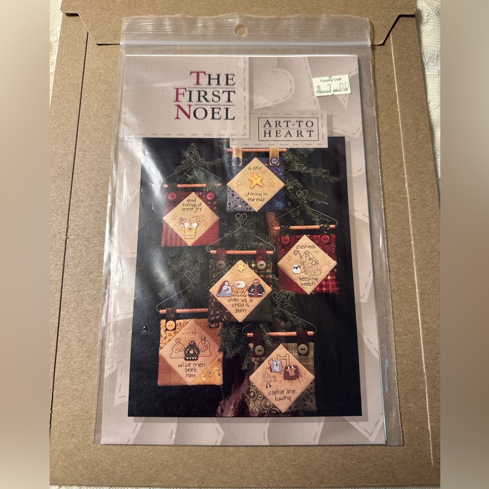 The First Noel QUILT PATTERN #159P Art to Heart STITCHERY ORNAMENTS Halvorsen